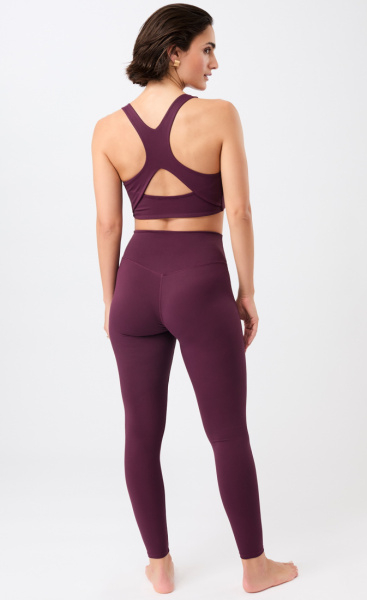 Mandala Sports Bra Mono Printed- Bordeaux - 5