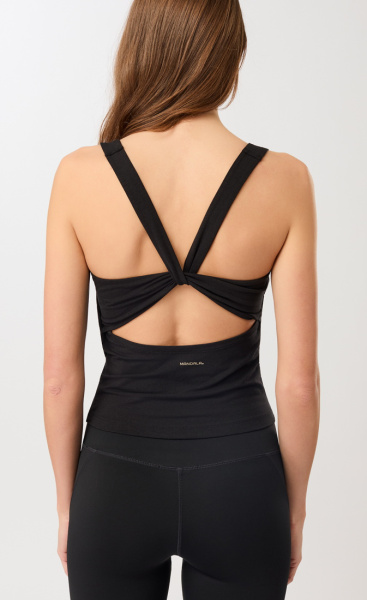 Mandala Balance Top - Black - 1