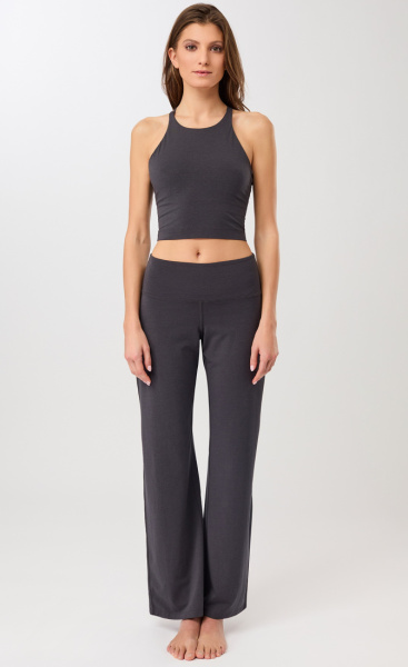 Mandala Wide Leg Pants - Onyx