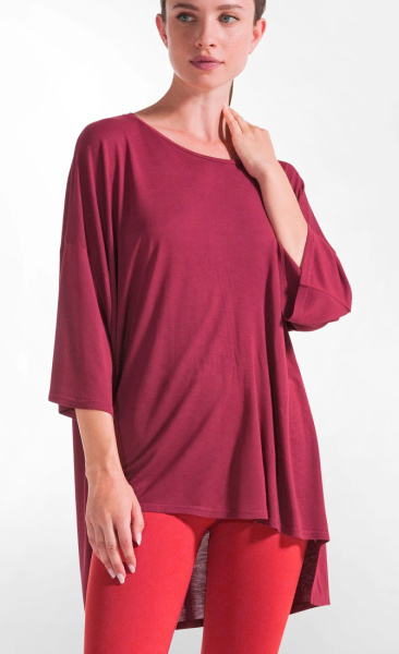 Flow Oversized Tee - Orchid - 2