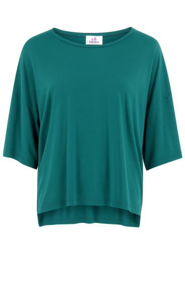 Flow Oversized Tee - Peacock