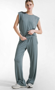 Flow Pants -Teal Green