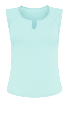 Ribbed Tank Top - Aqua