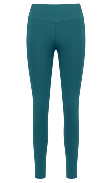 Natural High Waist Leggings - Peacock