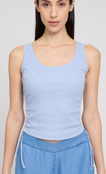 Mazine Tie Detail Tank Top - Cloud Blue