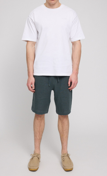 Mazine Linen Pull On Shorts - 4