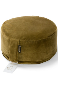 Deva Velvet Meditatiekussen Olive