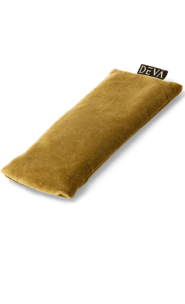 Deva Velvet Oogkussen Kiwi Gold