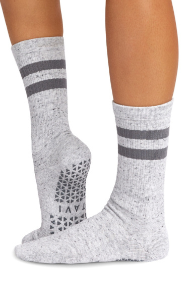 Tavi Noir Kai Grip Socks - Heather Grey