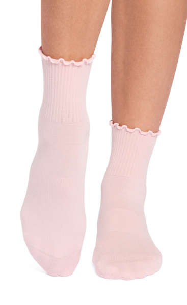 Tavi Noir Grip Socks Aria Ruffle -  Fleur - 1