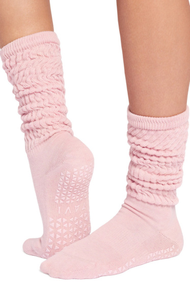 Tavi Stacy Grip Socks - Fleur Heather