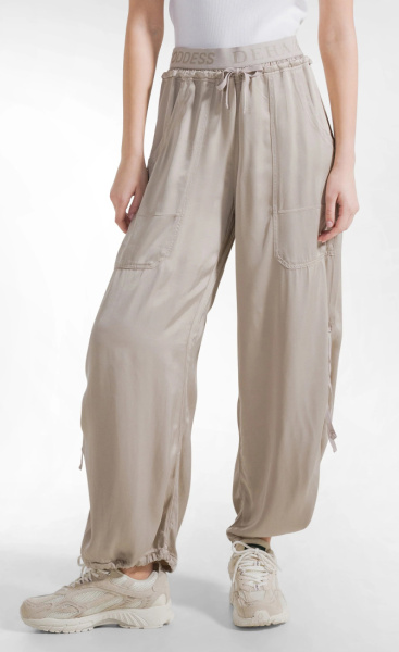 Satin Magnum Pants - Silver Clay - 2