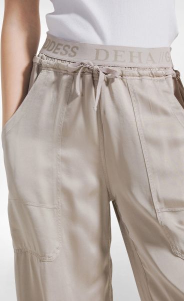 Satin Magnum Pants - Silver Clay - 3