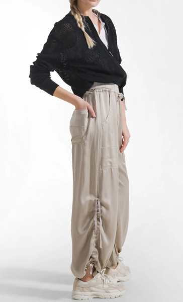 Satin Magnum Pants - Silver Clay - 5