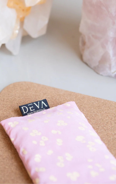 Deva Zijden Oogkussen Spotty Pink - 1