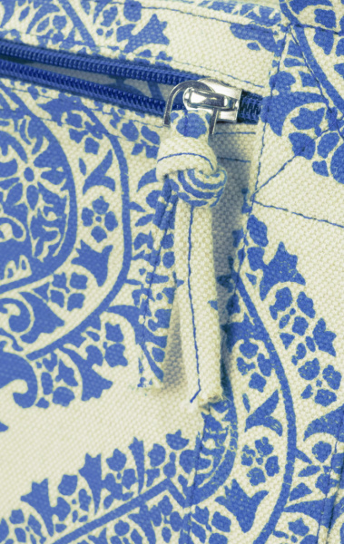 Yoga Mat Bag Palmette Leaf  - Blue - 4