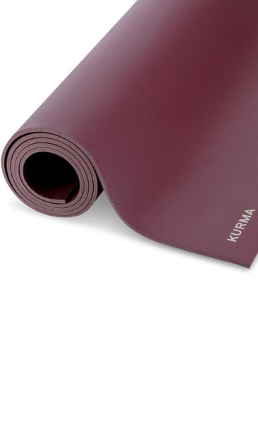 Kurma GECO 6mm Rubber Yoga Mat 185 - Garnet - 2