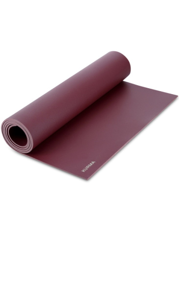 Kurma GECO 6mm Rubber Yoga Mat 185 - Garnet - 3