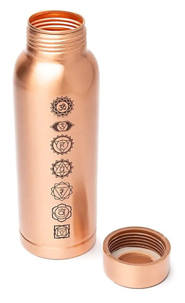 Copper Water Bottle 500ml Chakra - 2
