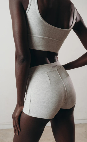 StudioK Axis Sports Bra Grey Marl - 1