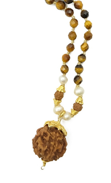 Mayuni Choker Mala Tiger Eye - 1