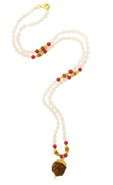 Mayuni Choker Mala Rose Quartz