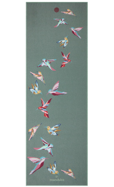 Flock Yogitoes Manduka Yoga Towel Hummingbirg Capsule Coll.
