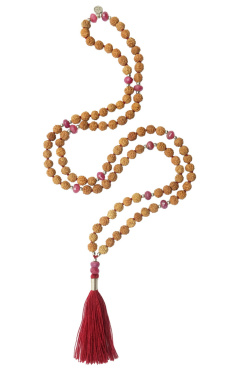 Mala Sacred Grace Ruby Silver