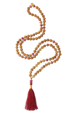 Mala Sacred Grace Ruby Gold