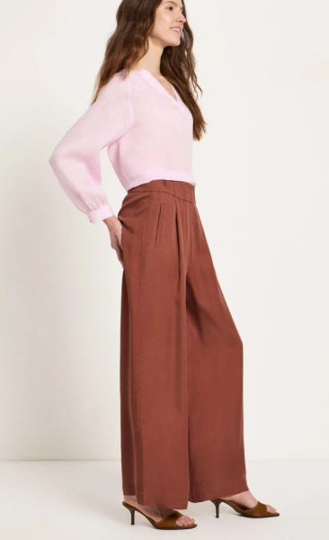 Lanius Flowtime Pants - Dark Mocca - 1