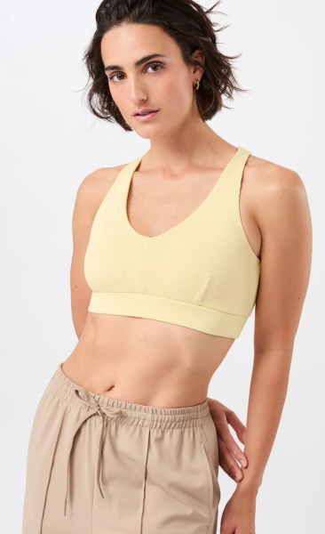 Mandala Rib Bra - Citrus Rush