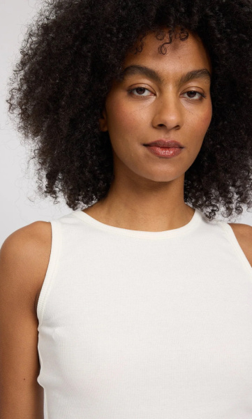 Mazine Basic Tank Top - White - 1