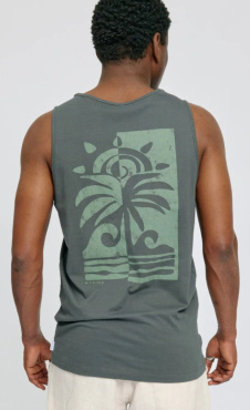 Mazine Palm Print Tank Top Bottle