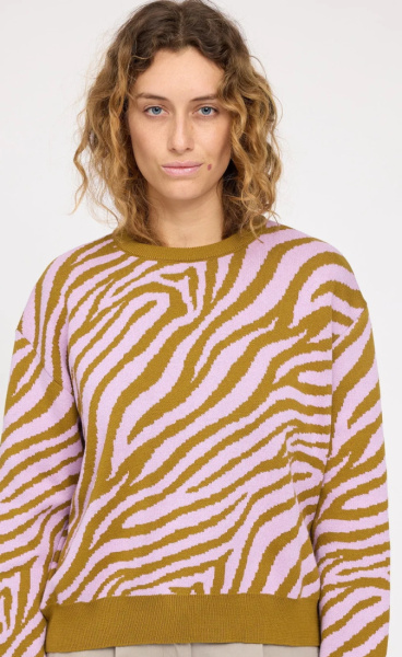 Mazine Zebra Jumper - Golden Olive/ Orchid - 3