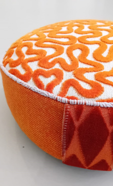 Meditation Cushion Organic Orange