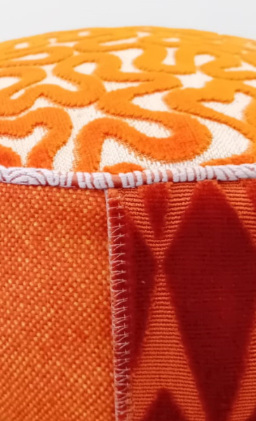 Meditation Cushion Organic Orange - 3