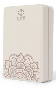 Love Generation Yoga Block Mandala Offwhite