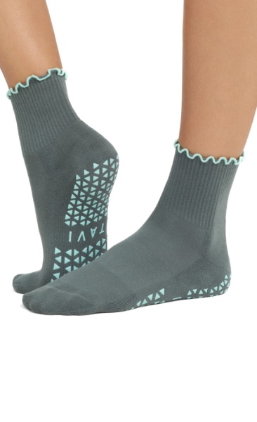 Tavi Noir Grip Socks Aria - Ruffle Marina