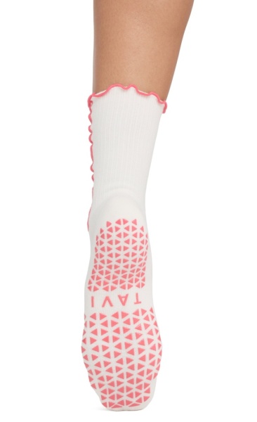 Tavi Noir Grip Socks Kalea - Ruffle Coconut - 1