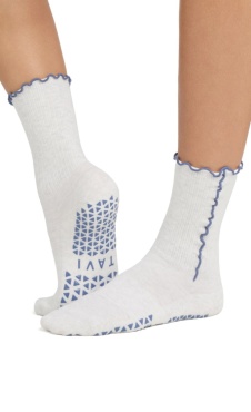 Tavi Noir Grip Socks Kalea - Ruffle Ash Soft Blue