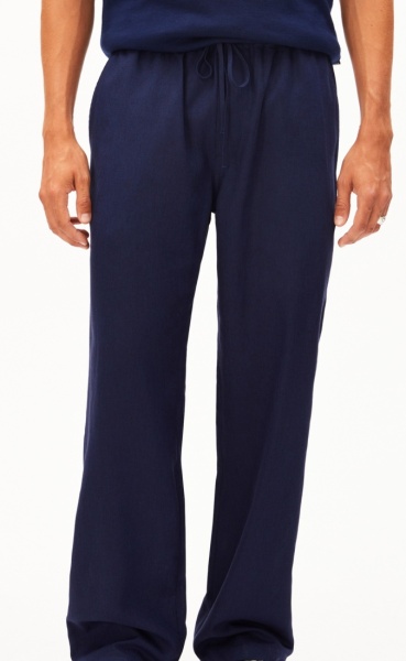 ArmedAngels Lukaa Lino Pant - Tinted Navy - 1