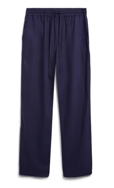 ArmedAngels Lukaa Lino Pant - Tinted Navy - 4