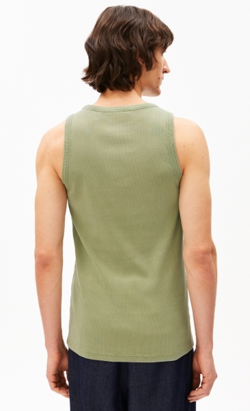 ArmedAngels GMT Dye Tank Fatigue Green - 2