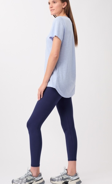 High Rise Wrap Legging - Forever Blue - 5