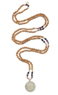 Mala Sri Wisdom Yantra Silver