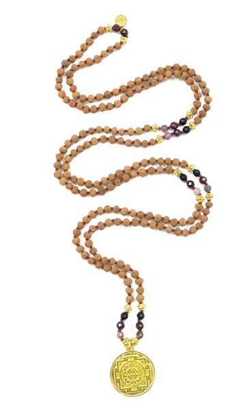 Mala Sri Wisdom Yantra Gold