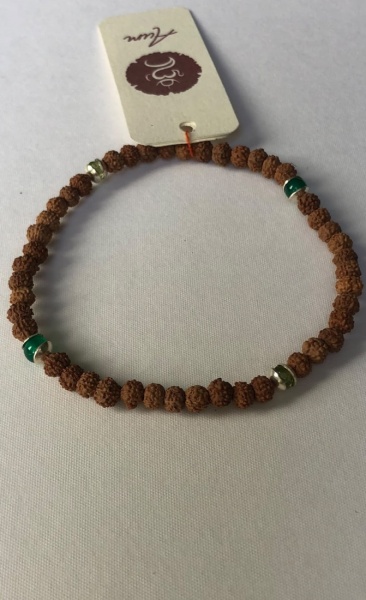 Yantra Bracelet Peridot Green Agate