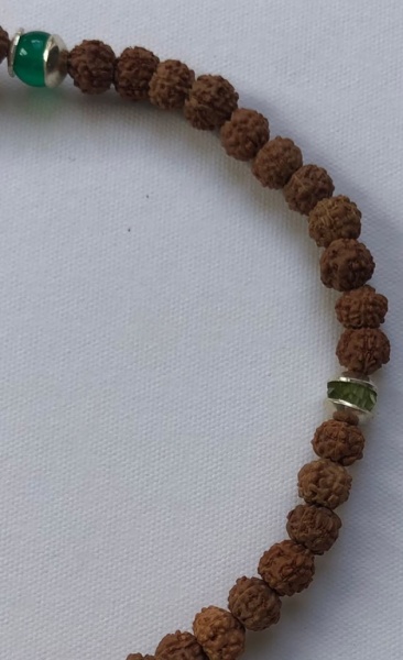Yantra Bracelet Peridot Green Agate - 1