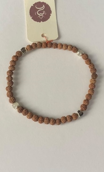 Yantra Bracelet Smokey Quartz Moonstone - 1