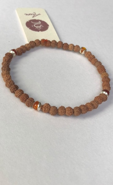 Yantra Bracelet Carnelian Amber